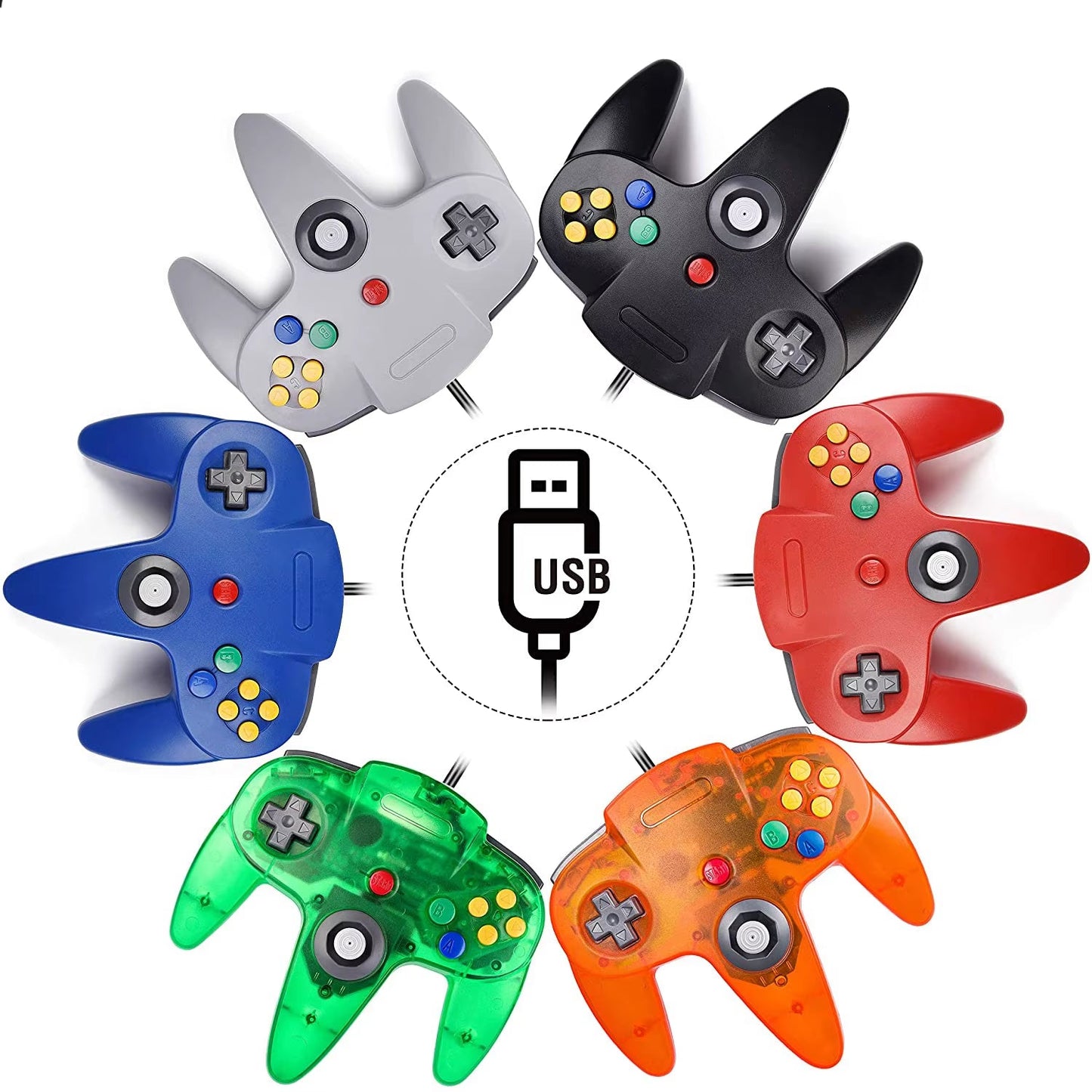 Retro-Era - N64 Controller Classic USB Wired