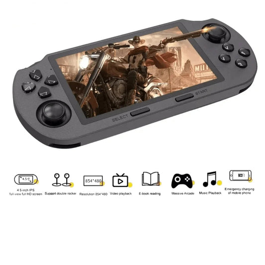 SF3000 Retro Handheld Video Game Console Linux System 4.5 Inch 854*480 IPS Screen 3000Mah Portable Pocket Video Player Games