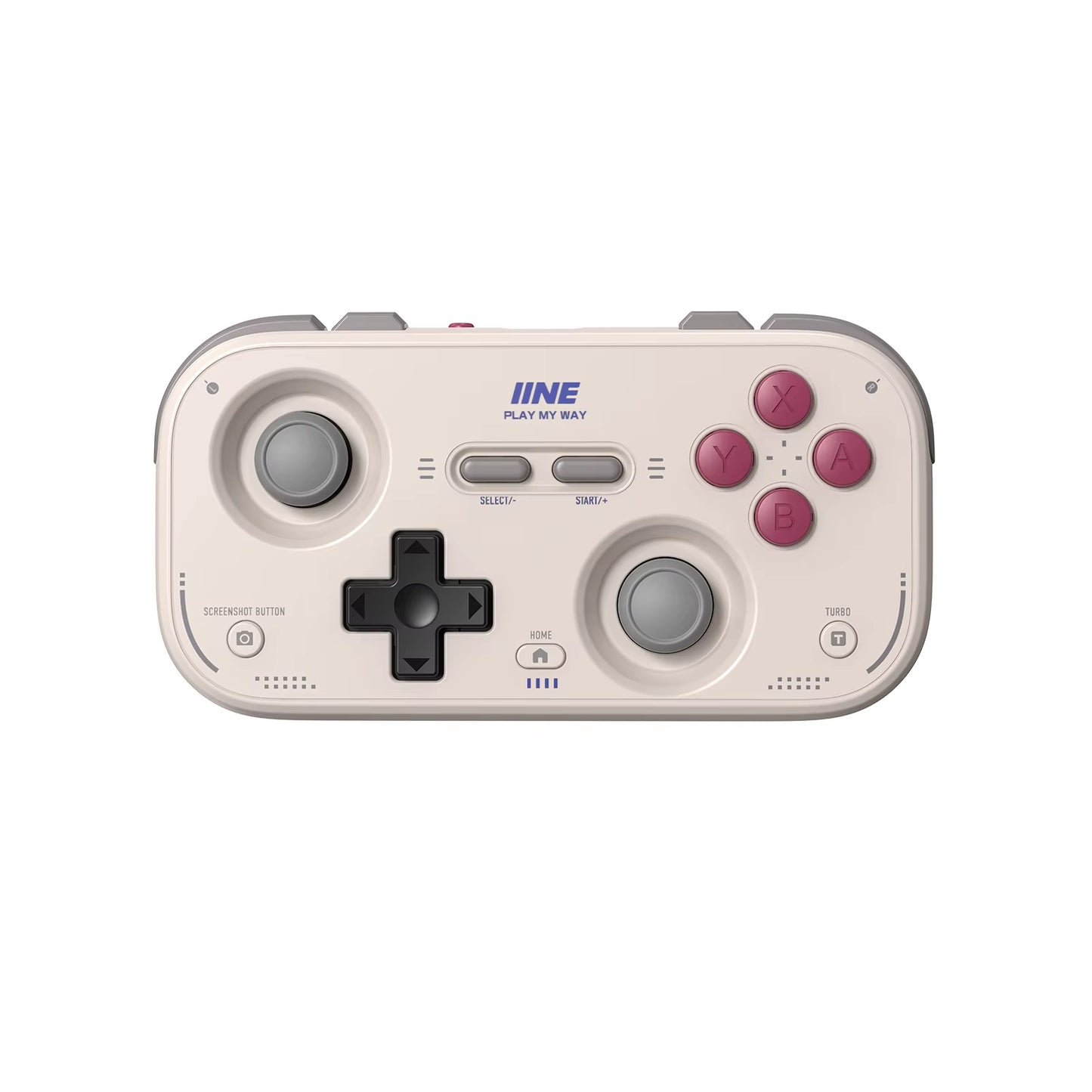 Pocket Retro Game Controller,1000Hz Recessed Stick, Hall Effect Joysticks,Portable Mini Gamepad Customizable Controls